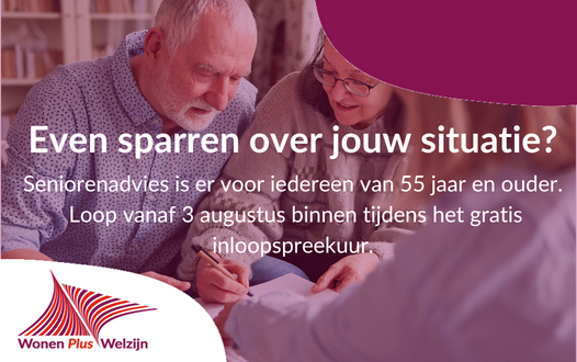 Seniorenadvies van Wonen Plus Welzijn start met inloopspreekuren in Dijk en Waard